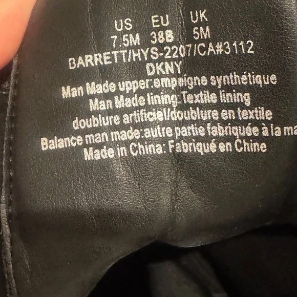 DKNY Women's Black Ankle Boots - Picture 5 of 5